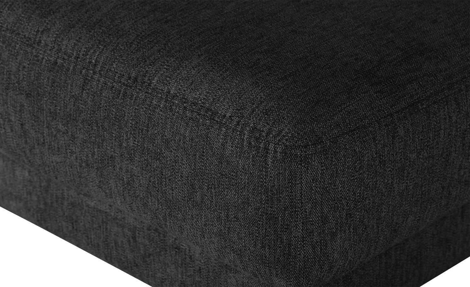 smart Ecksofa Atara | Schwarz rechts Flachgewebe 6 smart Ecksofa Atara | Schwarz rechts Flachgewebe – Bild 4
