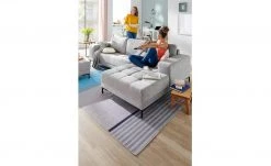 smart Ecksofa Garda | Grau rechts Webstoff