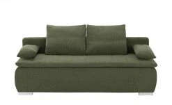 smart Schlafsofa Leonie | Grün Flachgewebe