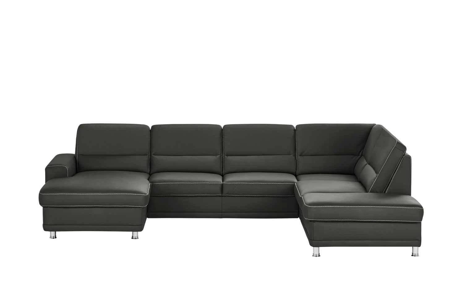 meinSofa Wohnlandschaft Carina | Anthrazit rechts ohne 3 meinSofa Wohnlandschaft Carina | Anthrazit rechts ohne