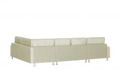 Wohnlandschaft Mara | Beige / Braun rechts Mikrofaser -Sofas Verkaufsladen 25401093 2 202003262236