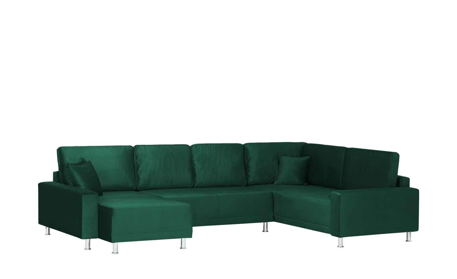 Wohnlandschaft Mara | Grün rechts Mikrofaser 9 Wohnlandschaft Mara | Grün rechts Mikrofaser – Bild 7