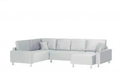 Wohnlandschaft Mara | Hellgrau links Mikrofaser -Sofas Verkaufsladen 25401095 6 202003262236