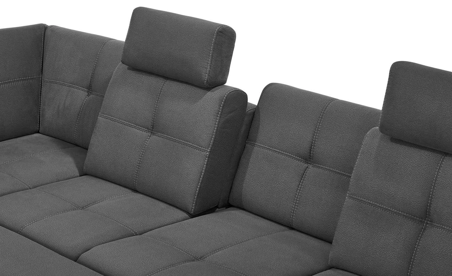 Wohnlandschaft Cosima | Graphitgrau links 20 Wohnlandschaft Cosima | Graphitgrau links – Bild 18