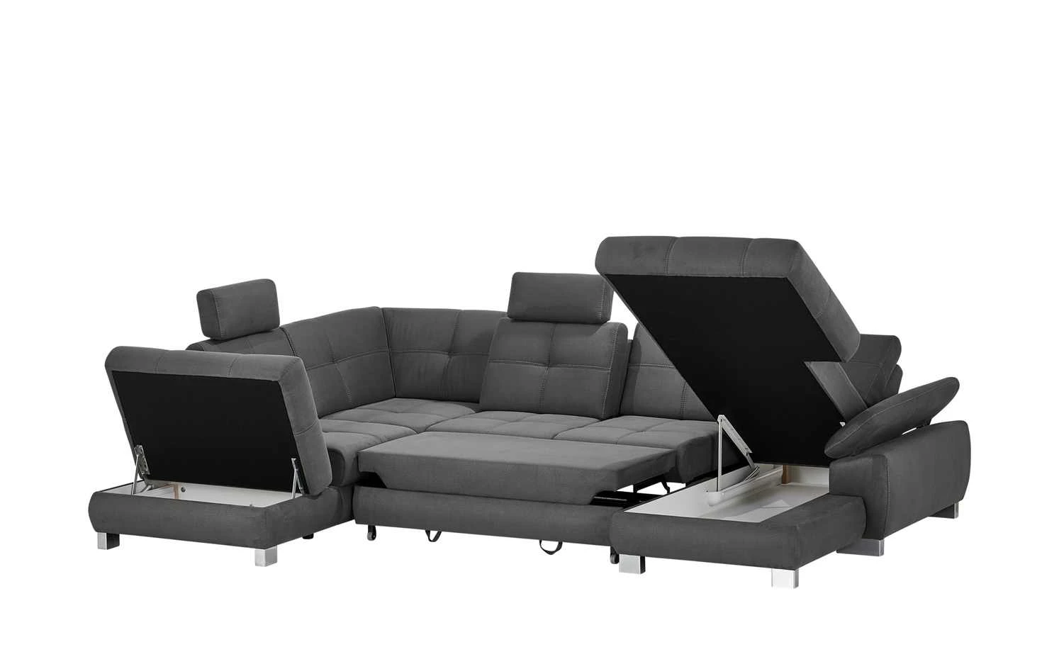 Wohnlandschaft Cosima | Graphitgrau links 7 Wohnlandschaft Cosima | Graphitgrau links – Bild 5