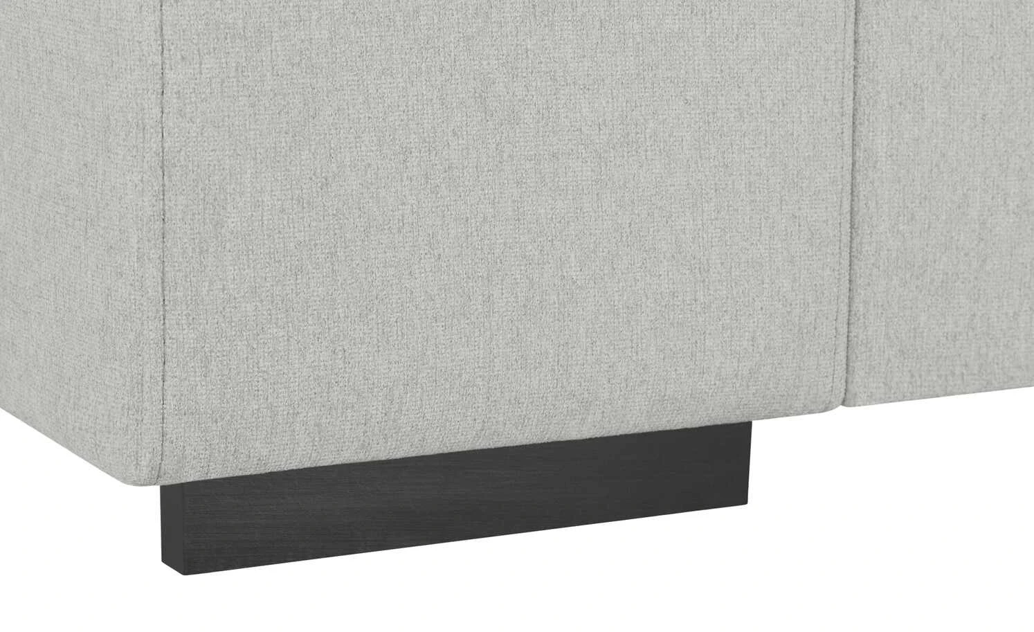 Ecksofa Renée | Hellgrau rechts Mikrofaser 5 Ecksofa Renée | Hellgrau rechts Mikrofaser – Bild 3