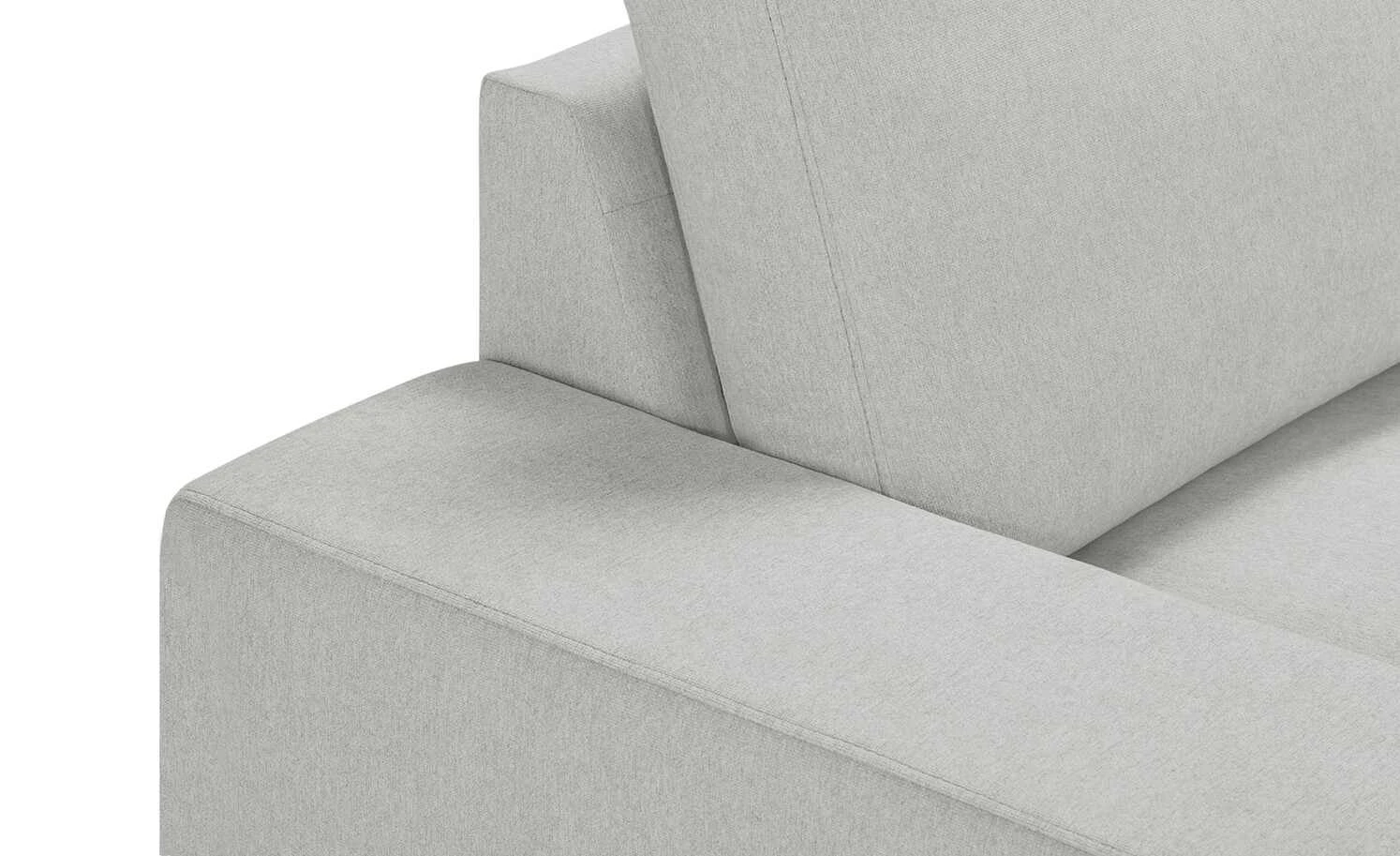 Ecksofa Renée | Hellgrau rechts Mikrofaser 6 Ecksofa Renée | Hellgrau rechts Mikrofaser – Bild 4