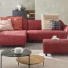 hülsta Sofa Ecksofa Leder HS 480 | Braunrot links