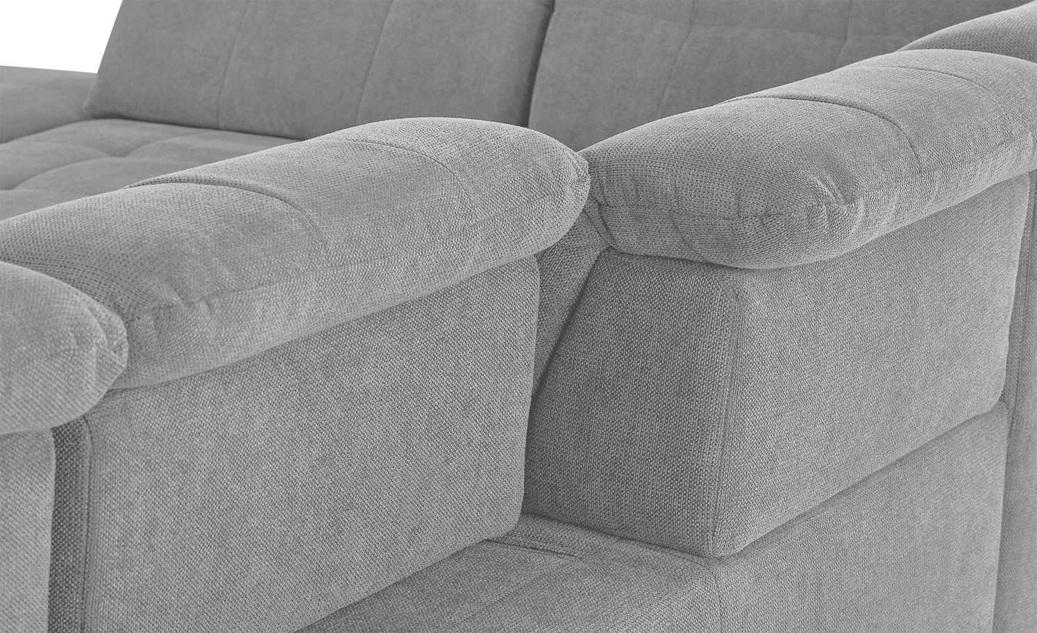 Lounge Collection Wohnlandschaft Spencer | Silbergrau links Grundfunktion 9 Lounge Collection Wohnlandschaft Spencer | Silbergrau links Grundfunktion – Bild 7