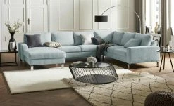 Max Schelling Wohnlandschaft Maximum | Hellblau rechts ohne