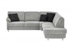 meinSofa Ecksofa Ole-S | Alugrau rechts ohne