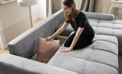 bobb Ecksofa Soumia | Melange (Grau) rechts Mikrofaser -Sofas Verkaufsladen 25401974 10 202003262236