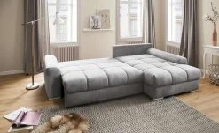 bobb Ecksofa Soumia | Melange (Grau) rechts Mikrofaser -Sofas Verkaufsladen 25401974 3 202003262236