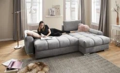 bobb Ecksofa Soumia | Melange (Grau) rechts Mikrofaser -Sofas Verkaufsladen 25401974 9 202003262236