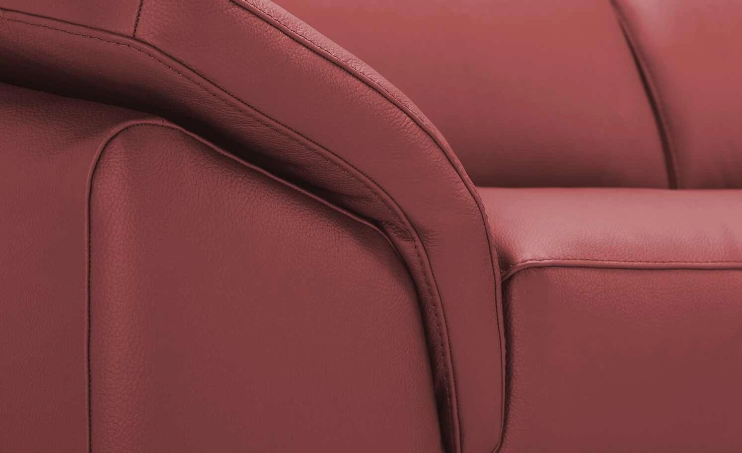 uno Ecksofa Leder Dallas | Rot rechts Erweiterte Funktion 13 uno Ecksofa Leder Dallas | Rot rechts Erweiterte Funktion – Bild 11