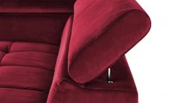 uno Ecksofa aus Samt Origo | Rot rechts -Sofas Verkaufsladen 25402513 8 201910282241