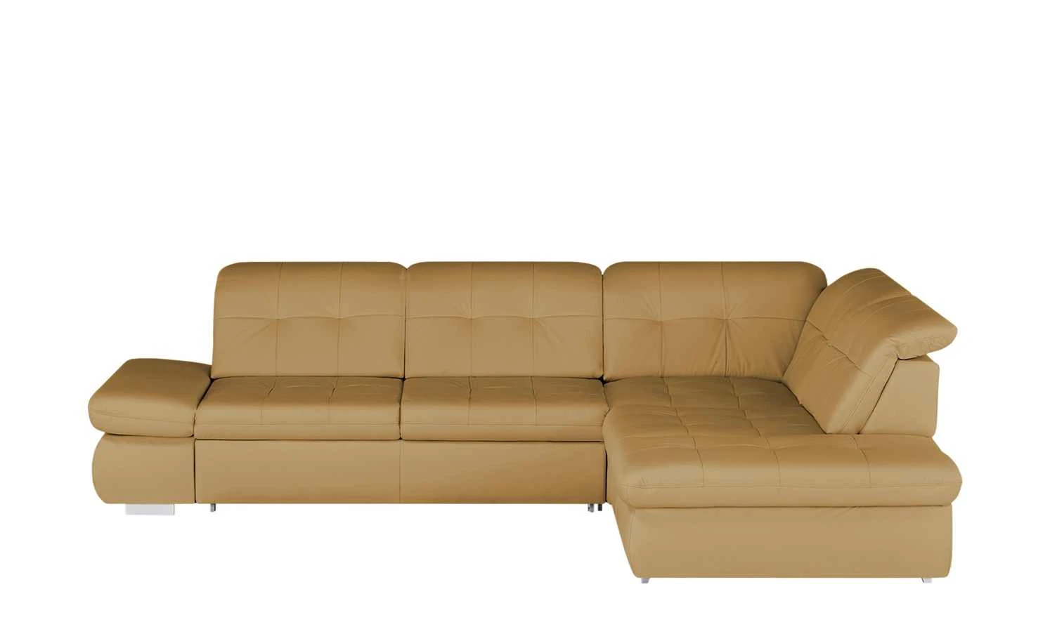 Lounge Collection Ecksofa Leder Spencer | Kurkumagelb rechts Grundfunktion 4 Lounge Collection Ecksofa Leder Spencer | Kurkumagelb rechts Grundfunktion – Bild 2