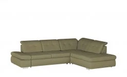 Lounge Collection Ecksofa Leder Spencer | Moosgrün rechts Grundfunktion -Sofas Verkaufsladen 25403218 8 202006091719