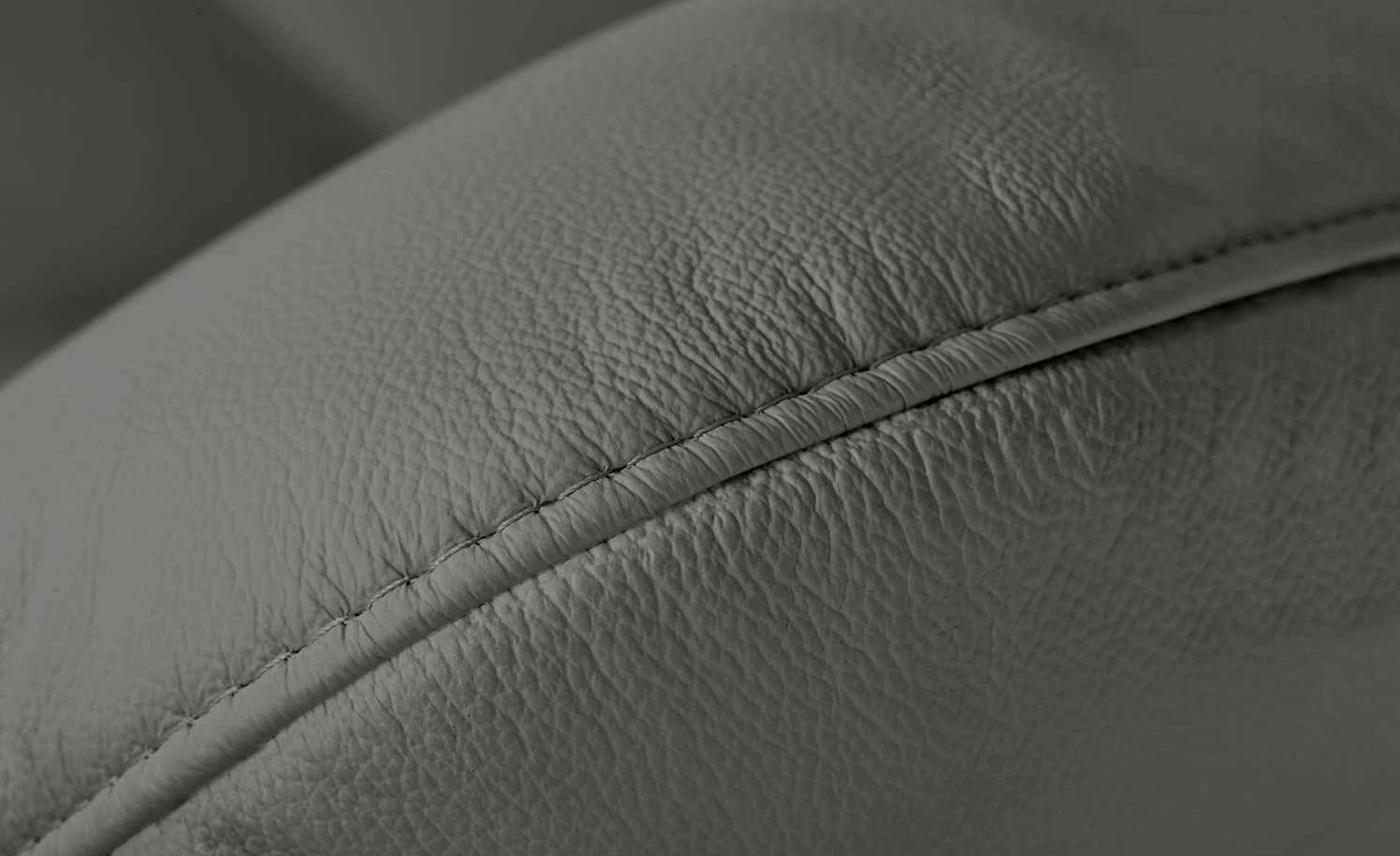 Lounge Collection Ecksofa Leder Spencer | Grau rechts Grundfunktion 13 Lounge Collection Ecksofa Leder Spencer | Grau rechts Grundfunktion – Bild 11