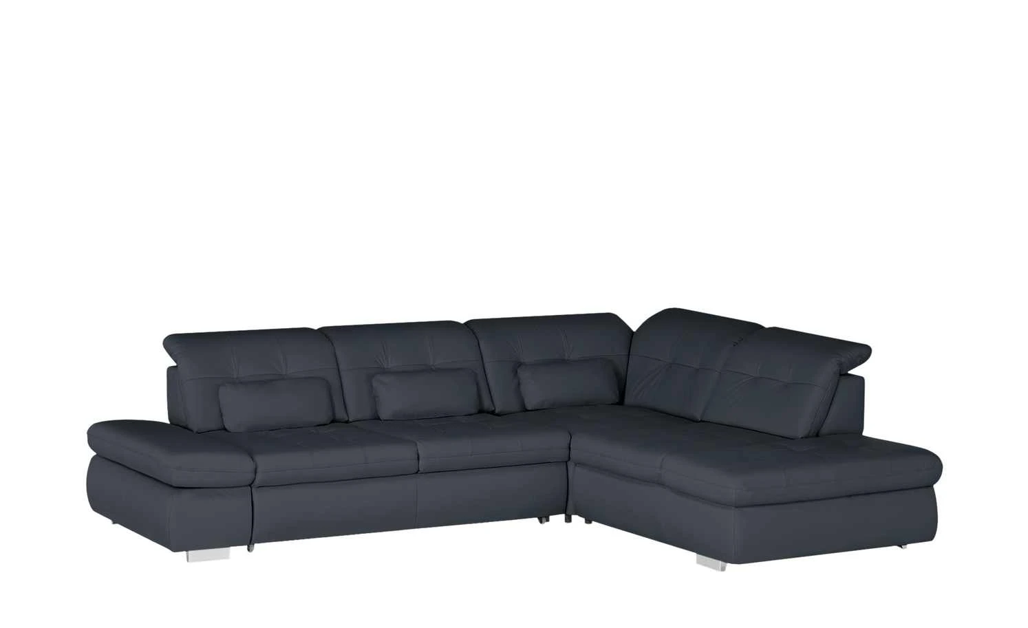 Lounge Collection Ecksofa Leder Spencer | Nachtblau rechts Grundfunktion 4 Lounge Collection Ecksofa Leder Spencer | Nachtblau rechts Grundfunktion – Bild 2