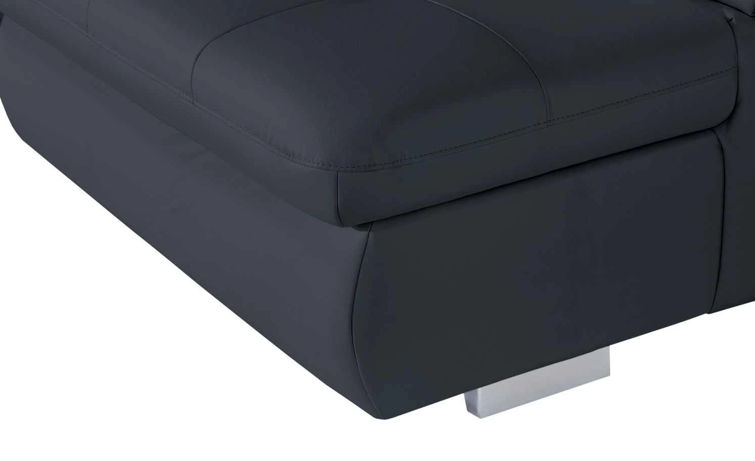 Lounge Collection Ecksofa Leder Spencer | Nachtblau rechts Grundfunktion 6 Lounge Collection Ecksofa Leder Spencer | Nachtblau rechts Grundfunktion – Bild 4