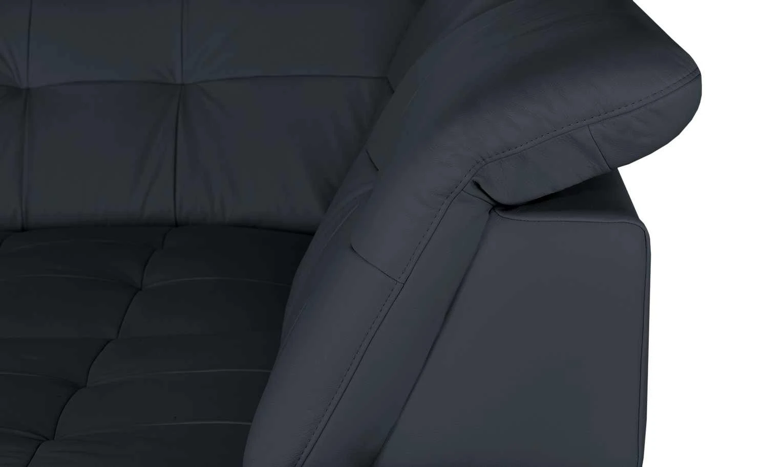 Lounge Collection Ecksofa Leder Spencer | Nachtblau rechts Grundfunktion 10 Lounge Collection Ecksofa Leder Spencer | Nachtblau rechts Grundfunktion – Bild 8