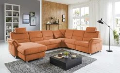 meinSofa Wohnlandschaft Donald | Terra (Orange) rechts Erweiterte Funktion -Sofas Verkaufsladen 25403541 3 202009172241
