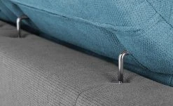 uno Wohnlandschaft Elias II | Matte: Azur, Korpus: Steingrau rechts Erweiterte Funktion -Sofas Verkaufsladen 25404302 4 201912102236