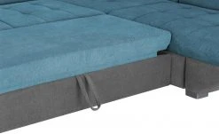 uno Wohnlandschaft Elias II | Matte: Azur, Korpus: Steingrau rechts Erweiterte Funktion -Sofas Verkaufsladen 25404302 6 201912102236