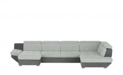 uno Wohnlandschaft Elias II | Matte: Grau, Korpus: Steingrau rechts Grundfunktion