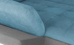 uno Wohnlandschaft Elias II | Matte: Azur, Korpus: Steingrau rechts Grundfunktion -Sofas Verkaufsladen 25404317 7 201912102236