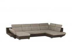 uno Wohnlandschaft Elias II | Matte: Taupe, Korpus: Espresso rechts Grundfunktion -Sofas Verkaufsladen 25404318 8 201912102236
