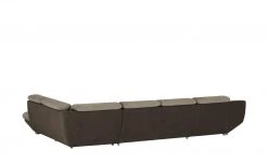 uno Wohnlandschaft Elias II | Matte: Taupe, Korpus: Espresso rechts Grundfunktion -Sofas Verkaufsladen 25404318 9 201912102236