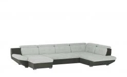 uno Wohnlandschaft Elias II | Matte: Grau, Korpus: Grau-Braun rechts Grundfunktion -Sofas Verkaufsladen 25404321 2 201912102236