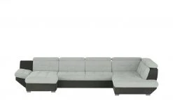 uno Wohnlandschaft Elias II | Matte: Grau, Korpus: Grau-Braun rechts Grundfunktion