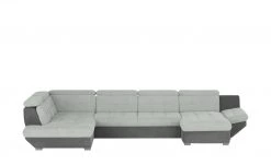 uno Wohnlandschaft Elias II | Matte: Grau, Korpus: Steingrau links Grundfunktion