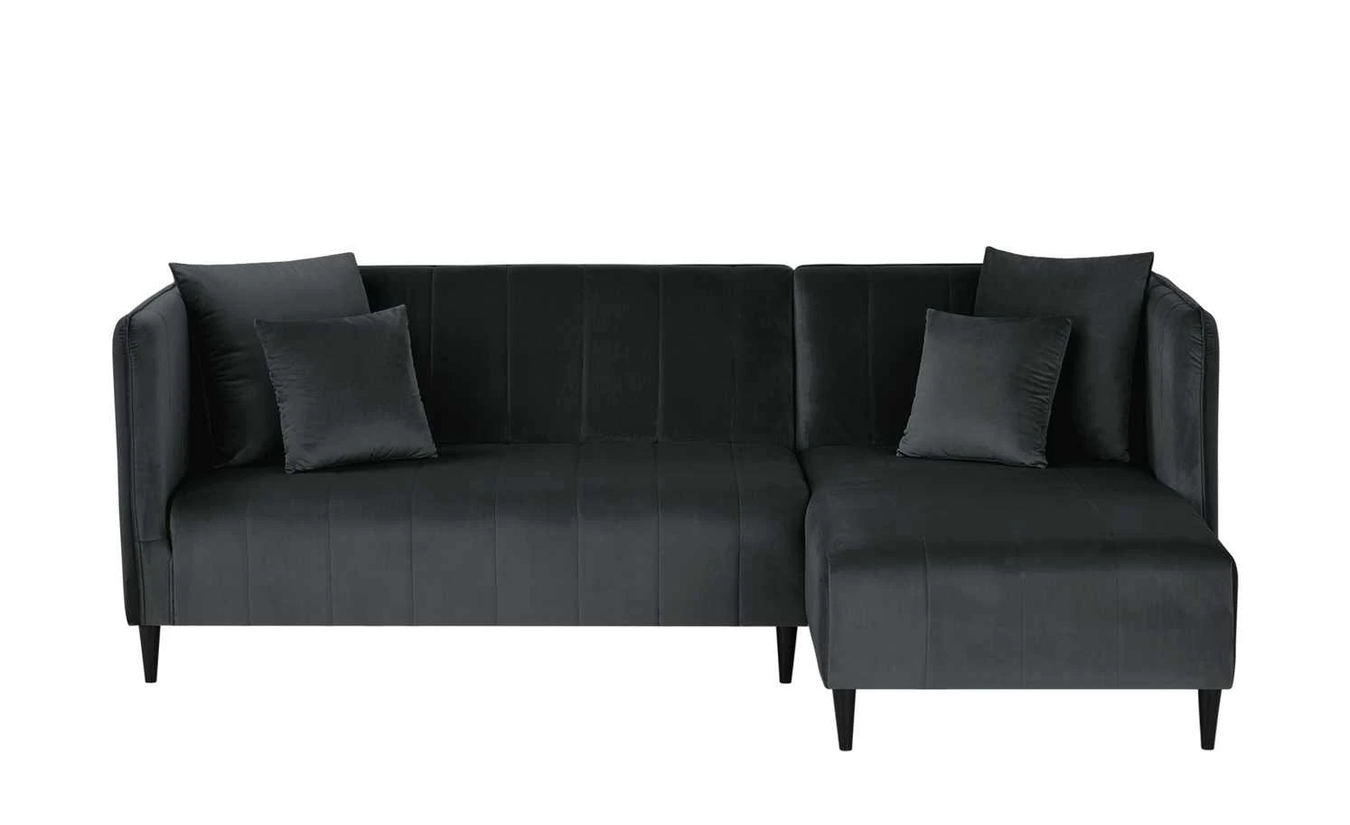 smart Ecksofa Sara | Schwarz rechts 3 smart Ecksofa Sara | Schwarz rechts