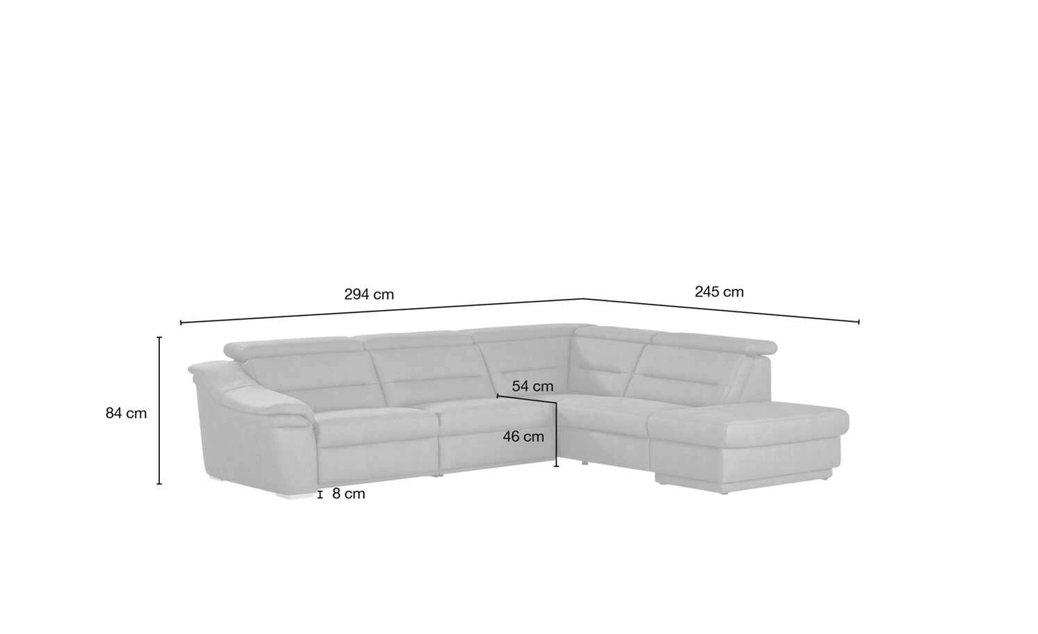 meinSofa Ecksofa Ivonne-S | Dunkelbraun rechts ohne 12 meinSofa Ecksofa Ivonne-S | Dunkelbraun rechts ohne – Bild 10