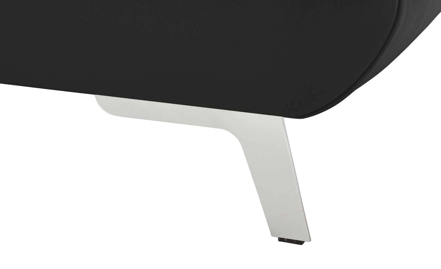 uno Ecksofa Leder Dallas | Schwarz rechts Grundfunktion 9 uno Ecksofa Leder Dallas | Schwarz rechts Grundfunktion – Bild 7