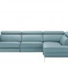uno Ecksofa Leder Dallas | Hellblau rechts Grundfunktion -Sofas Verkaufsladen 25405085 3 202106172234