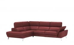 uno Ecksofa Leder Dallas | Rot links Grundfunktion -Sofas Verkaufsladen 25405088 4 202202012243