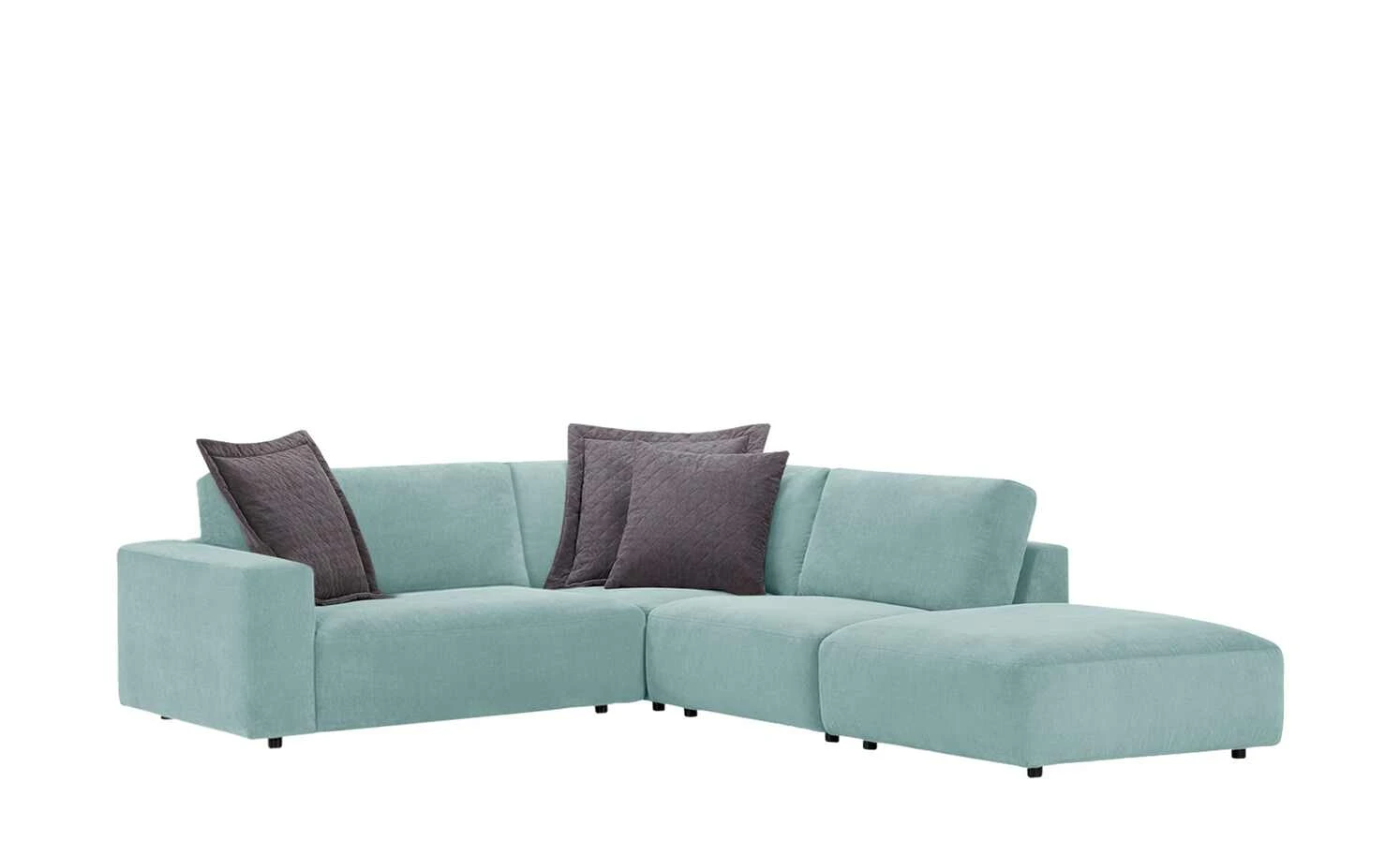 Gallery M Ecksofa Lucia | Aqua (Türkis) rechts 13 Gallery M Ecksofa Lucia | Aqua (Türkis) rechts – Bild 11