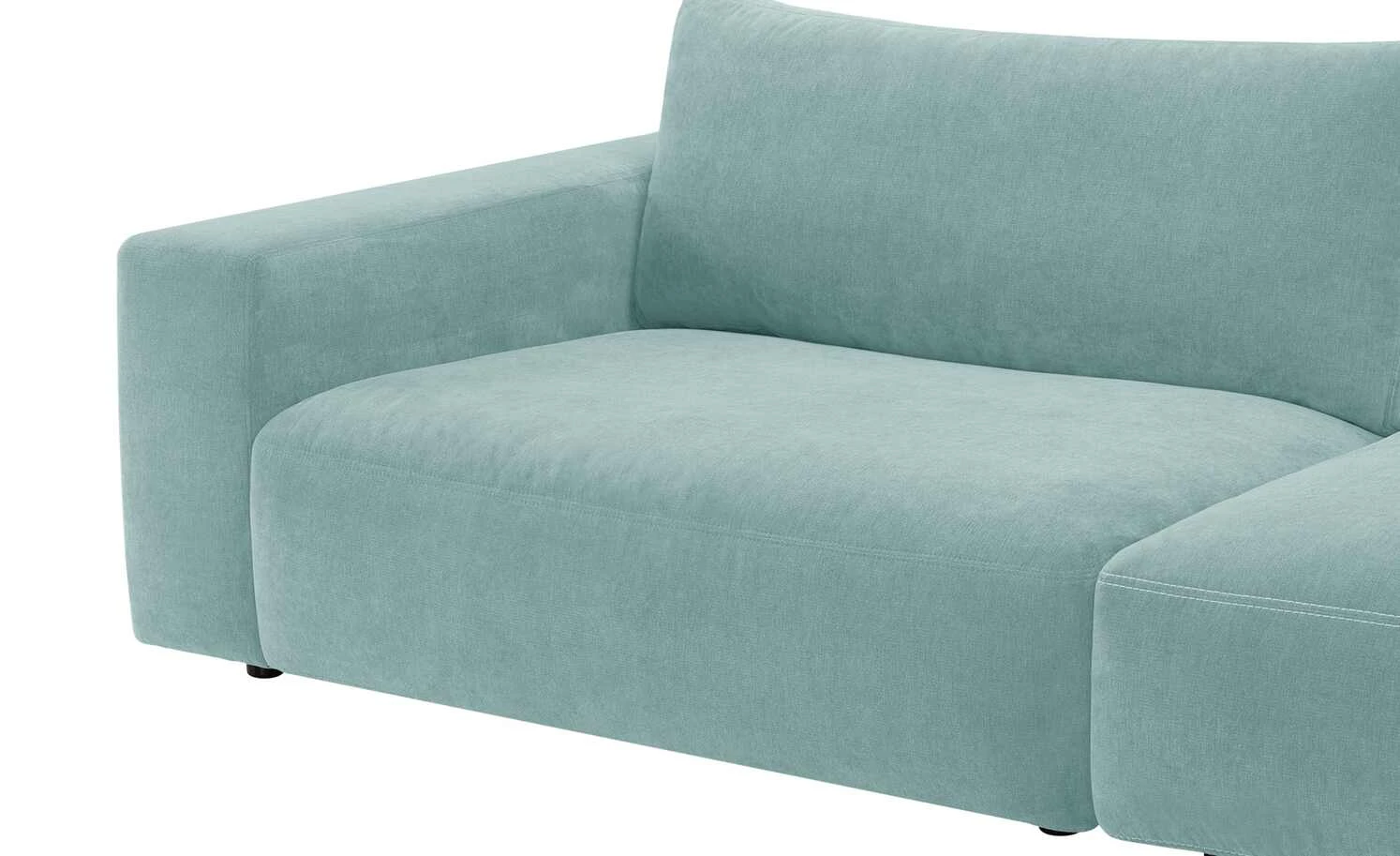 Gallery M Ecksofa Lucia | Aqua (Türkis) rechts 7 Gallery M Ecksofa Lucia | Aqua (Türkis) rechts – Bild 5