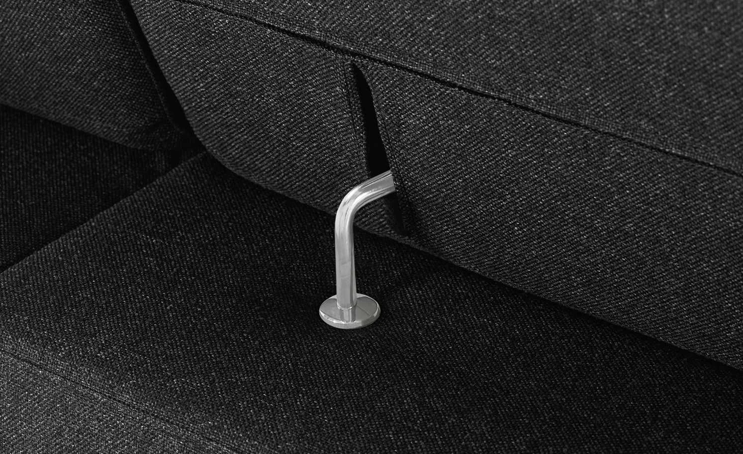 Gallery M Ecksofa Felicia | Anthrazit links Grundfunktion 8 Gallery M Ecksofa Felicia | Anthrazit links Grundfunktion – Bild 6