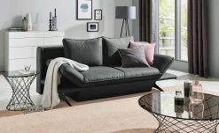 Schlafsofa Mona | Schwarz