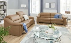 himolla Ledersofa 1501 | Bambus (Beige) Grundfunktion 2,5