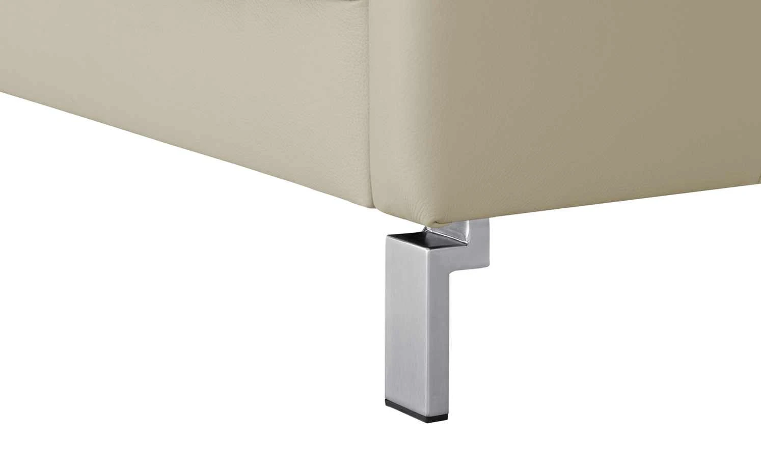 Max Schelling Einzelsofa Maximum | Perle (Creme) 2,5 Winkel, Winkel Chrom matt 8 Max Schelling Einzelsofa Maximum | Perle (Creme) 2,5 Winkel, Winkel Chrom matt – Bild 6