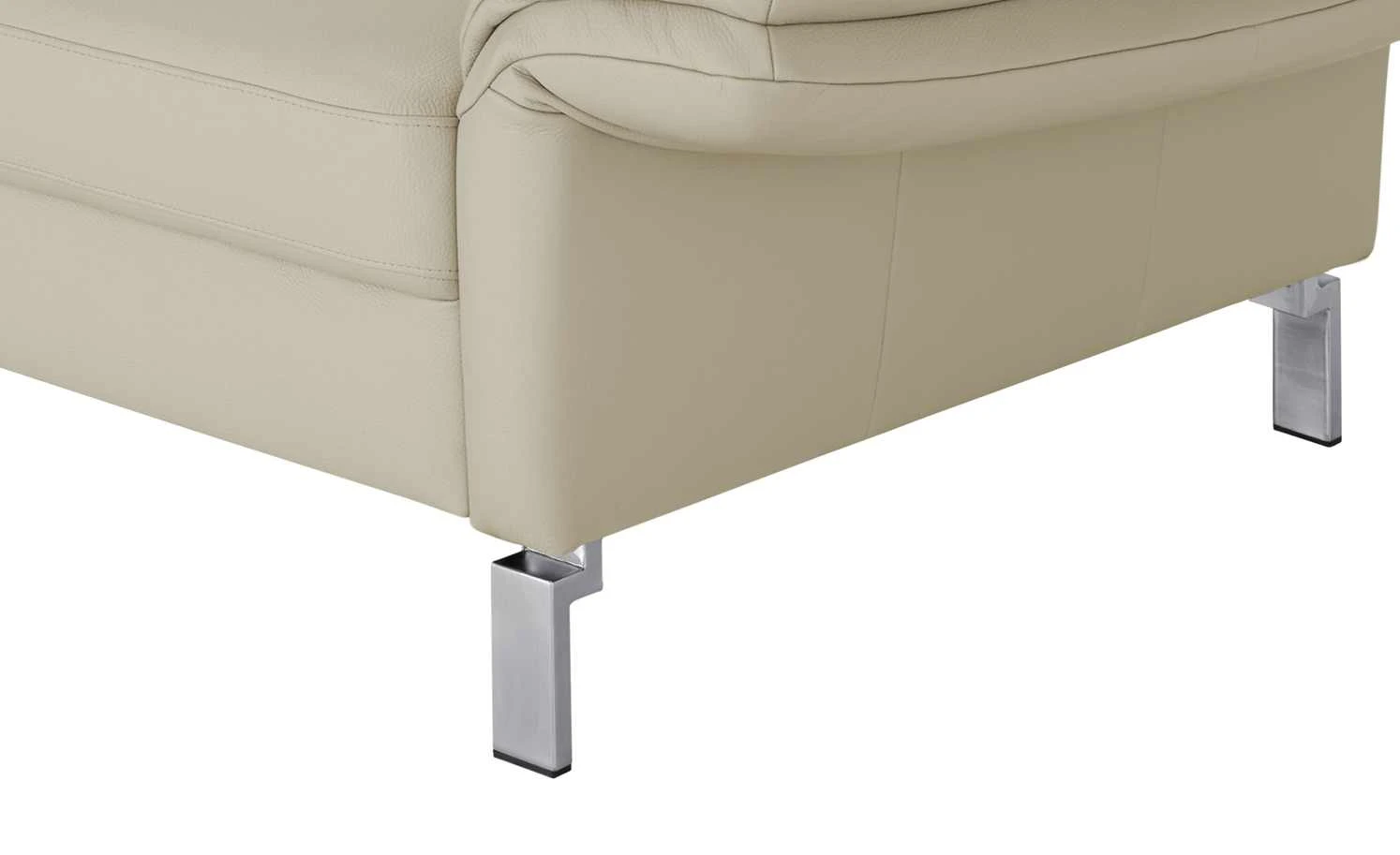Max Schelling Einzelsofa Maximum | Perle (Creme) 2,5 Winkel, Winkel Chrom matt 10 Max Schelling Einzelsofa Maximum | Perle (Creme) 2,5 Winkel, Winkel Chrom matt – Bild 8