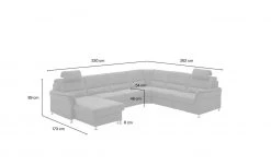 meinSofa Wohnlandschaft mit Boxspringpolsterung Donald | Rot rechts Erweiterte Funktion -Sofas Verkaufsladen 25405566 11 202107212232