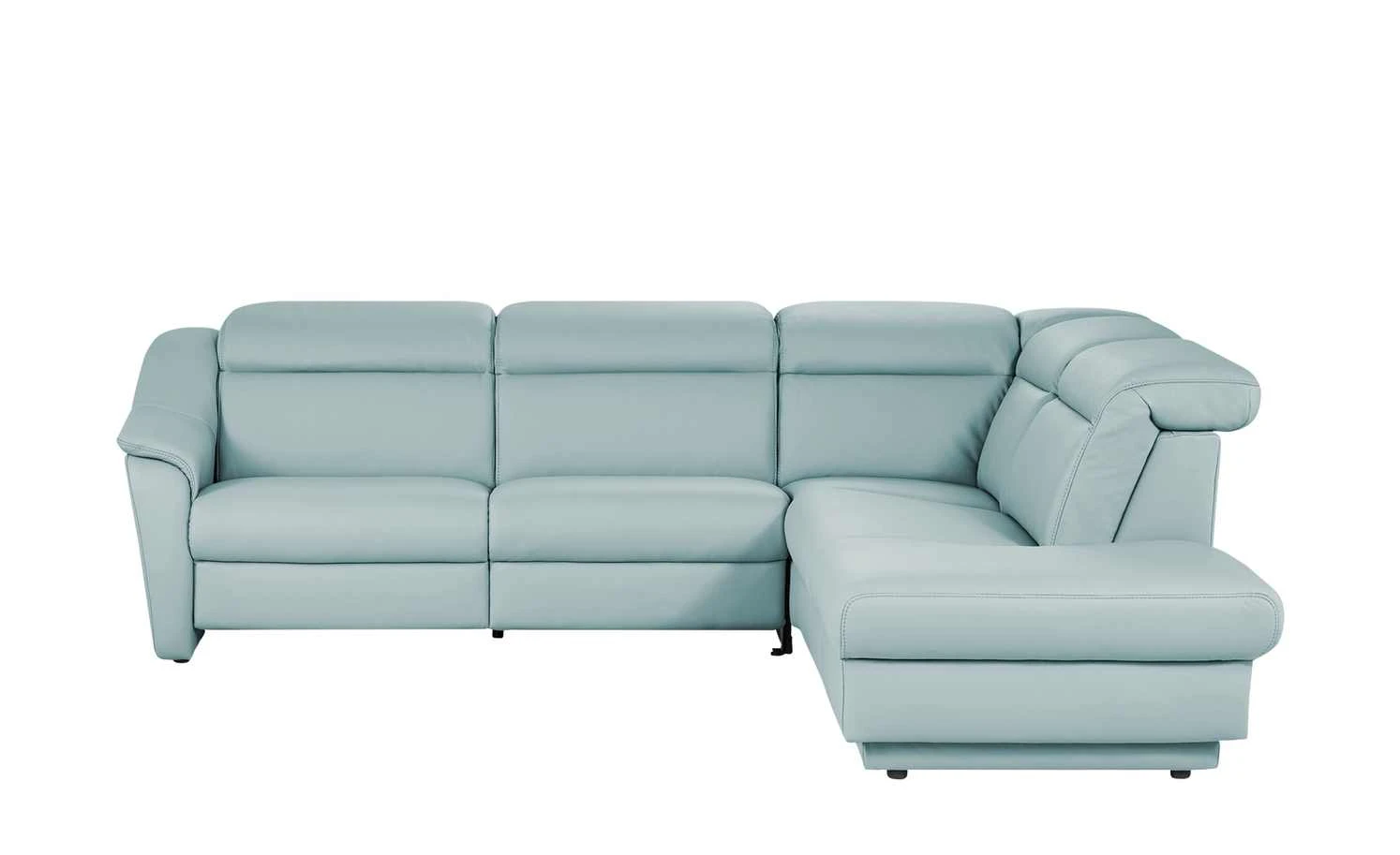 himolla Ecksofa Leder 9707 | Hellblau rechts Grundfunktion 4 himolla Ecksofa Leder 9707 | Hellblau rechts Grundfunktion – Bild 2
